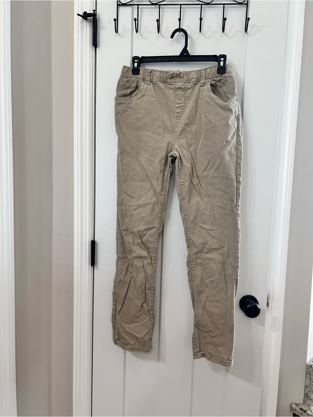 Levi's Boys Elastic Waist Tan Pull On Chinos